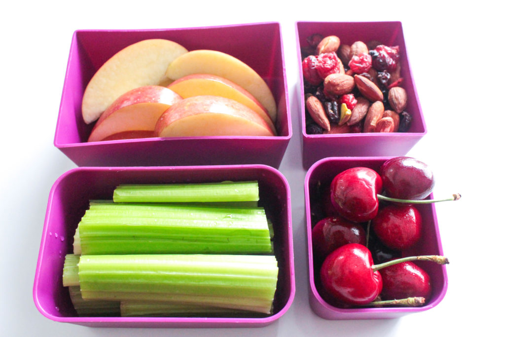 Bento Box Filled with healthy snacks 