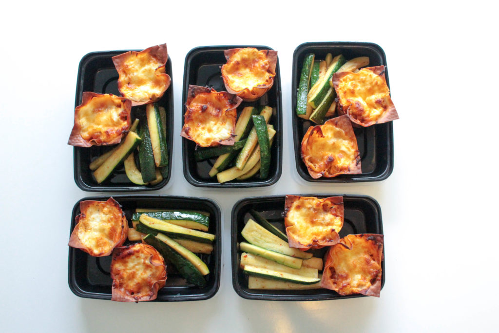 Low Carb Skinny Lasagna Cups